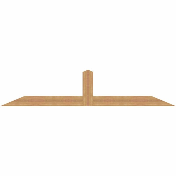 Ekena Millwork Portland Smooth Timber Gable Bracket, Western Red Cedar, 96"W x 20"H x 5 1/2"D x 5 1/2"F, 5/12 Pitch GBW096X20X0606POR00SWR - main